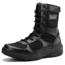 Men Tactical Boots Trekking Military Shoes Army Desert Waterproof Boots Outdoor Hiking Breathable Ankle Shoes men s hiking shoes outdoor sneakers anti skid hunting climbing shoes men s military tactical army shoes breathable hiking boots