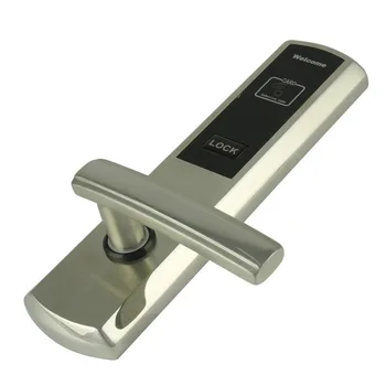 

Golden Silver finish RFID Door lock hotel room door lock with one card