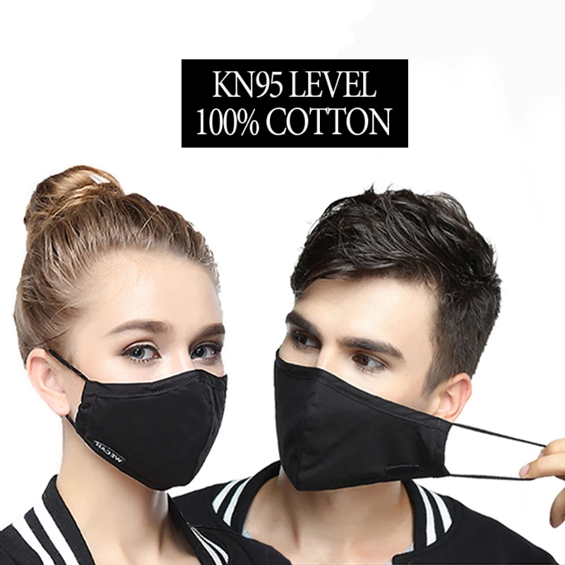

Cotton Anti Dust Mouth Masks Activated Carbon Filter Men And Women Windproof Mouth-Muffle Bacteria Proof Flu Face Mask