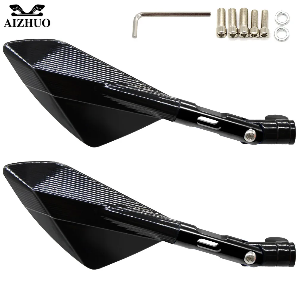 Motorcycle Handlebar Side Rear View Mirrors for kawasaki VERSYS 650cc ZG1000 CONCOURS ZRX1100 ZX1100 ZX11 ZX7RR ZX9 ZZR1200