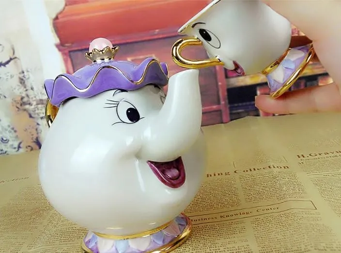 Красота и чудовище старый стиль Mrs potts' Son: чип только кружка чай кофе чашка прекрасный день рождения хороший подарок Ограниченная серия Быстрая