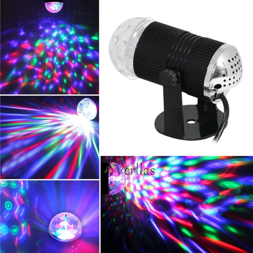 Lumiere RGB LED Music Stage Lights 110 240V DMX Disco Club DJ Light Show Bulb Projector