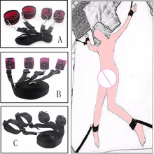 Adult Games Sexy Toy Bed Restraints Bondage Handcuffs Sex Toys For Couples Sex Products Tool Bondage Fixed Hand Ankle Erotic Toy