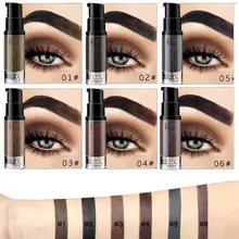 Водостойкая гелевая краска для бровей, стойкие тени для бровей, макияж, оттенок хны, тени для натуральных бровей, крем, косметика