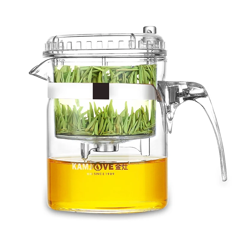 Günstige Kamjove qualität elegante tasse hitze beständig teekanne tee set zarten tasse tee kunst topf