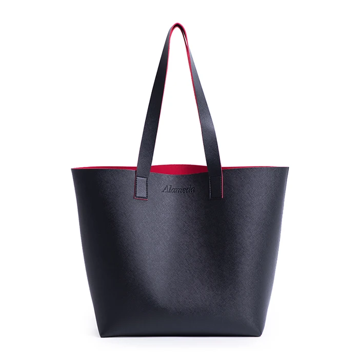 Alameda кожаная сумка для мам стильная повседневная женская сумка для мамы Высококачественная Женская Сумка водонепроницаемая для ухода за ребенком на открытом воздухе - Цвет: Black