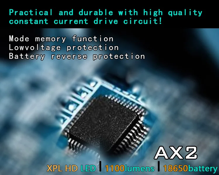 Amutorch AX2 XPL HD/SST20 1100 люмен Мощный мини светодиодный фонарик EDC 5 режимов 18650 батарея двойной переключатель, прочный и компактный