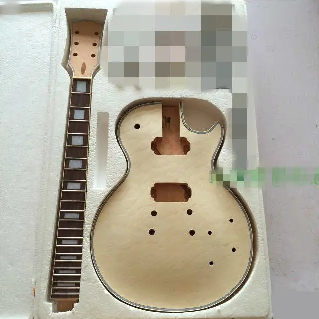 

DIY Electric Guitar Body with Rosewood Fingerboard Neck for LP style