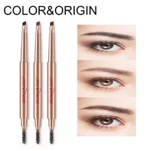 

3 Colors Eye Brow Tint Pen Cosmetics Natural Long Lasting Paint Tattoo Eyebrow Waterproof Black Brown Makeup Pencil Set