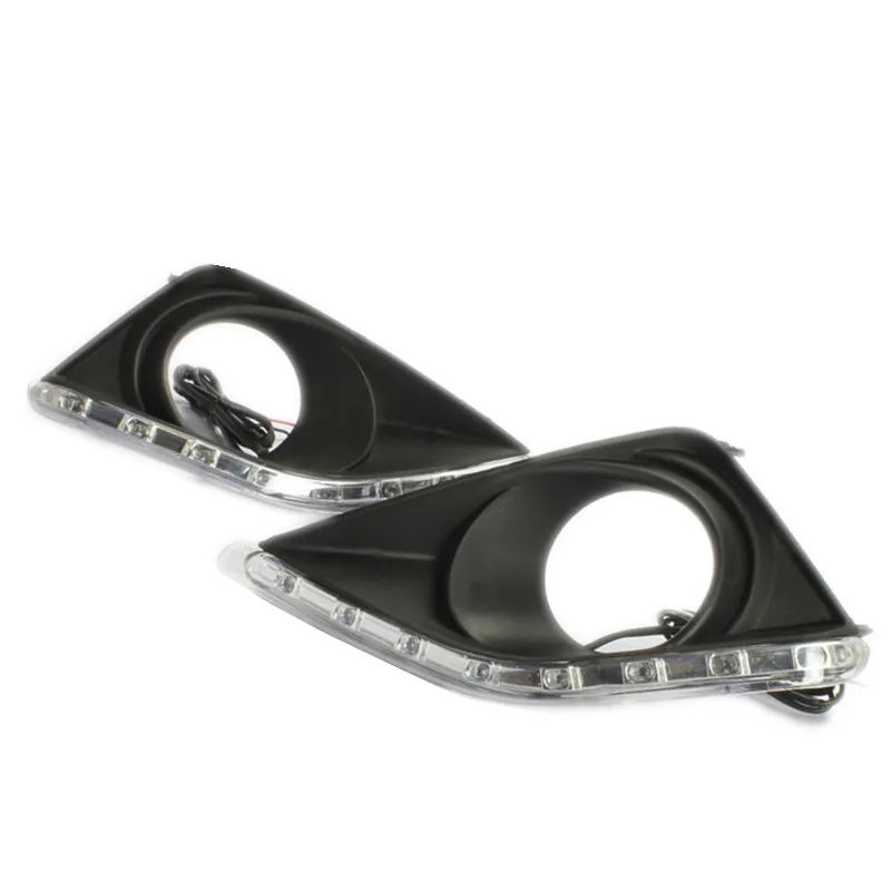

LED DRL for Toyota Corolla 2007 2008 2009 2010 daytime running lights fog lamp cover ,car styling accessories