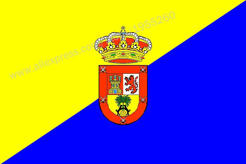 

Flag of Gran Canaria Canary Islands 3 x 5 FT 90 x 150 cm Spain Flags Banners