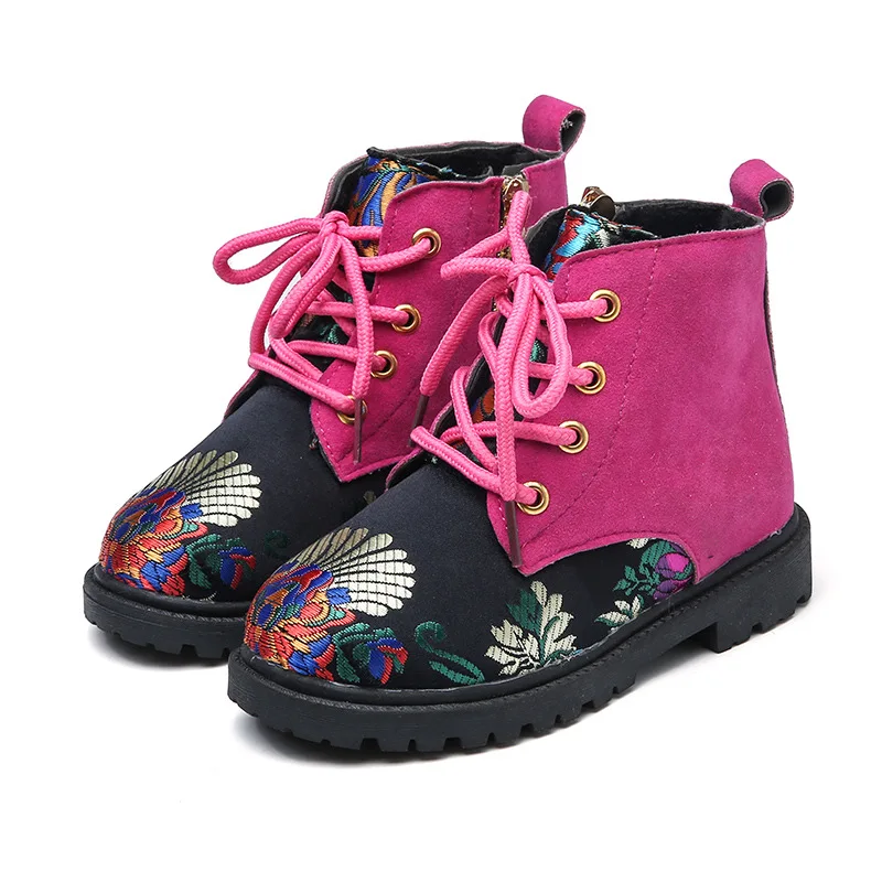 26 30 New 2017 Children Boots Fashion Kids Winter Warm Boots Girls