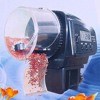

Digital LCD Automatic Aquarium Tank Automatic Fish Feeder Timer Food Feeding Electronic Fish Food Feeder Timer fish supplies
