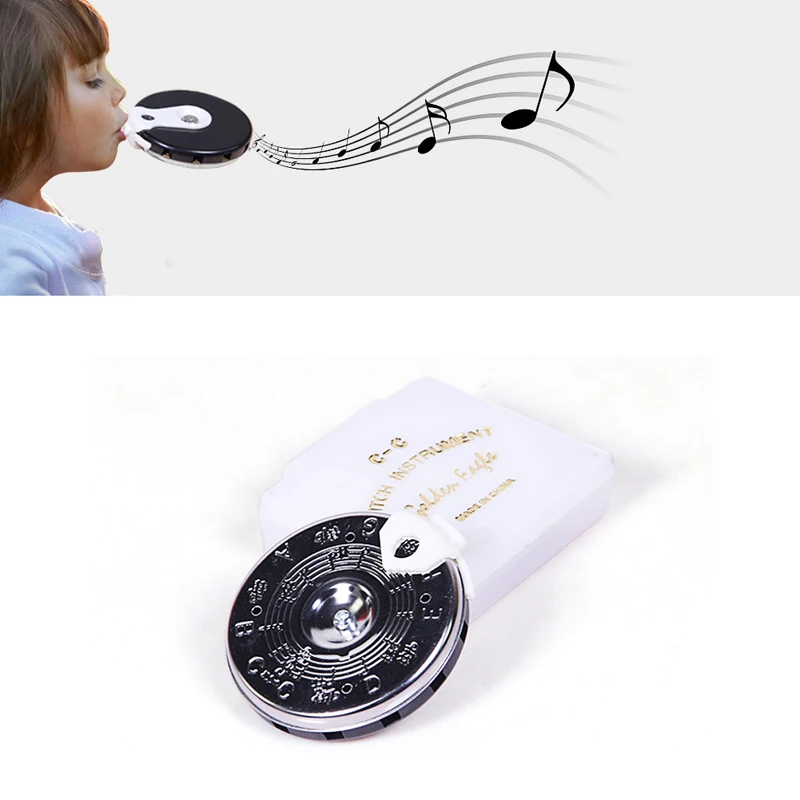

1Pc 13 Tone Note Key Chromatic C-C Pitch Pipe w/ Case Guitar Tuner Tuning Bass Y51D