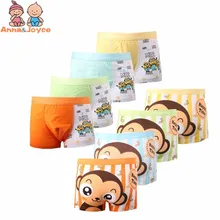 8 шт./лот, детские трусы-боксеры для мальчиков, детское нижнее белье из хлопка, штаны, трусы-боксеры для мальчиков с рисунком