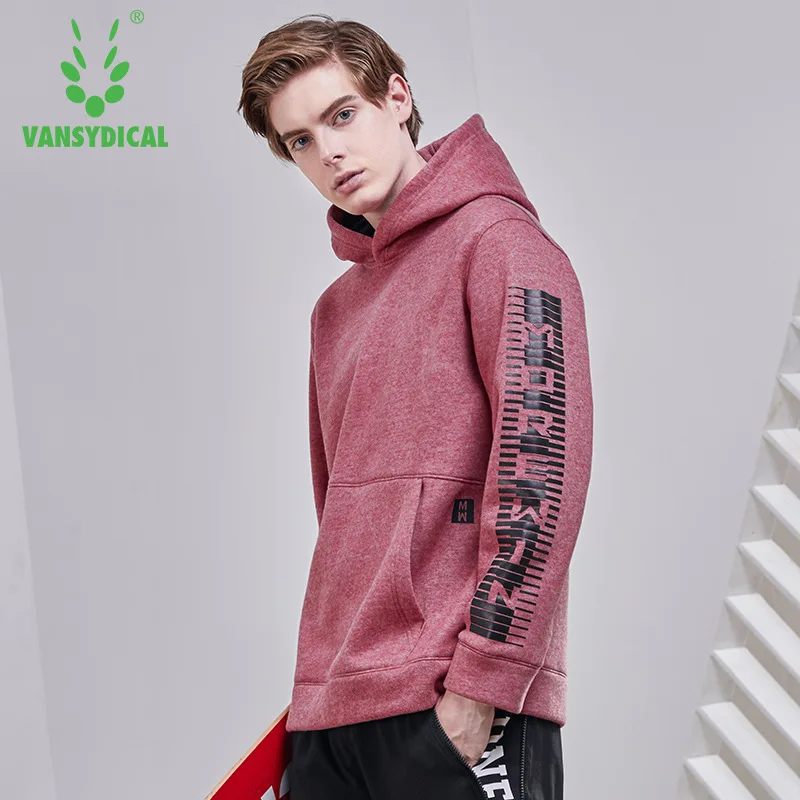Vansydical зимние спортивные толстовки мужская спортивная одежда для фитнеса бега