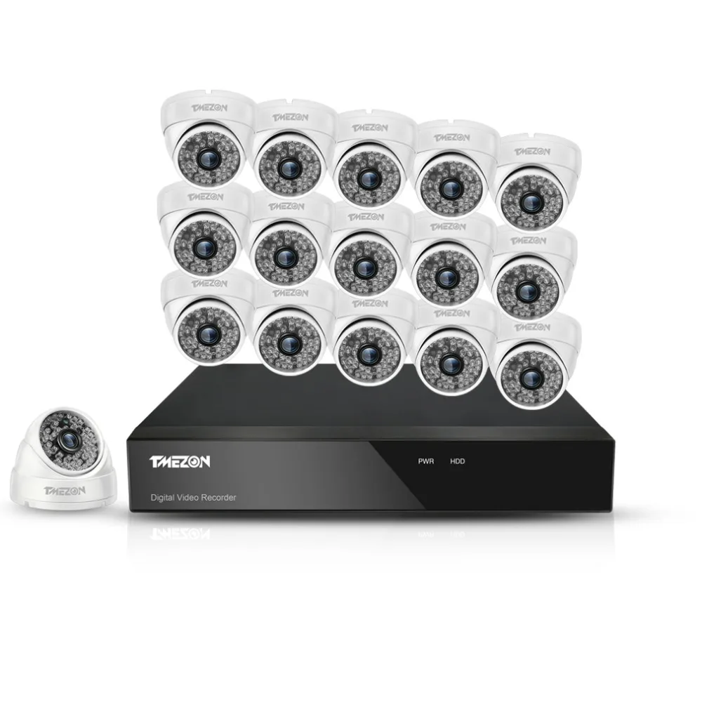 Камера видеонаблюдения Tmezon AHD 16 каналов DVR шт. 1080P автоматическая ИК подсветка