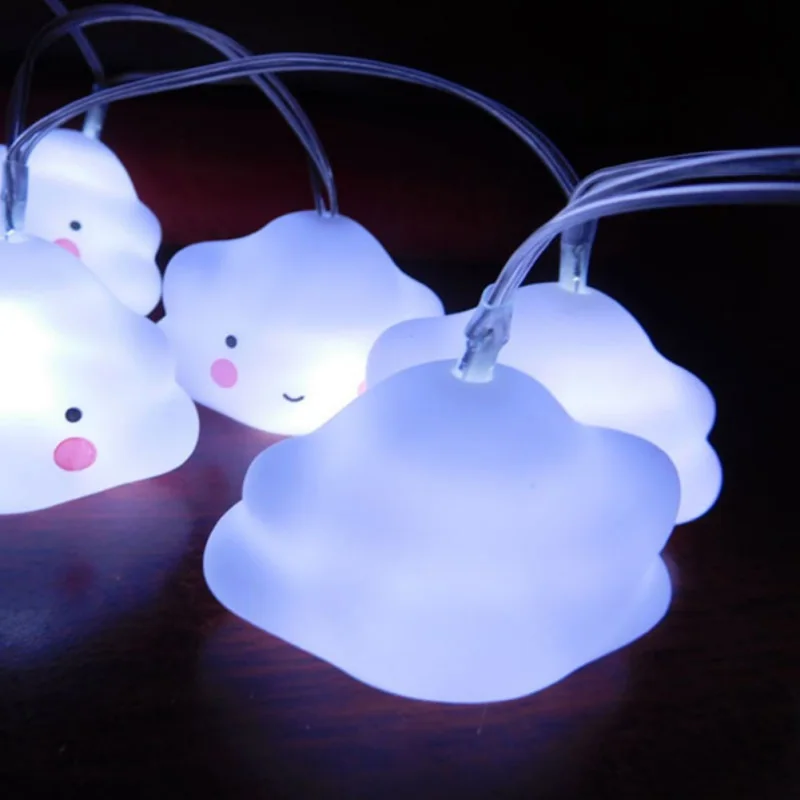 

Cloud Nightlights Super Cute White Luminaria Led String Lamps For Baby Bedroom Party Holiday Decor Light H7