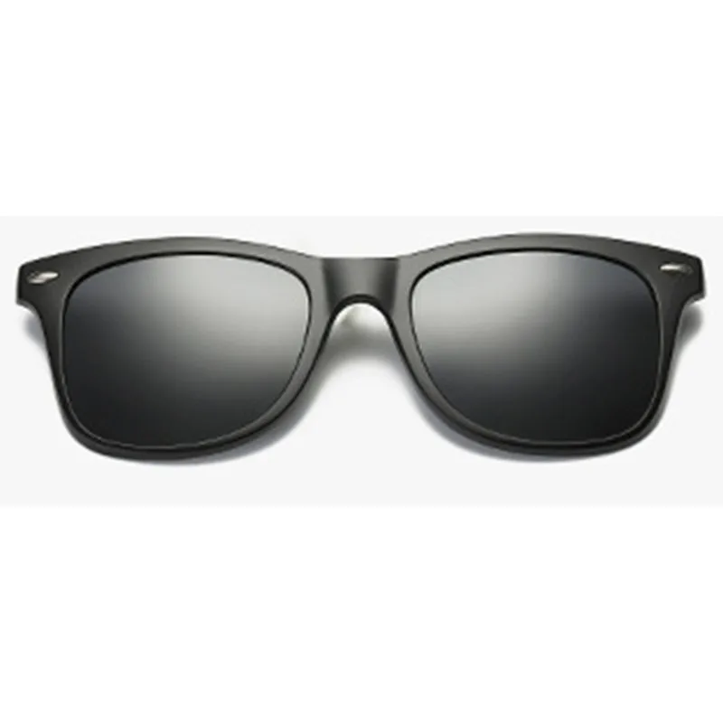 VEGA 2 в 1, поляризованные солнцезащитные очки с магнитным зажимом, очки по рецепту для мужчин и женщин, подходят для защиты от магнитных солнцезащитных очков 2208 - Цвет линз: Clip On Gray