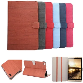 

Vintage wood grain leather holster For huawei MediaPad M2-801W 801L M2-803L cover flip leather case For huawei MediaPad M2 8.0'