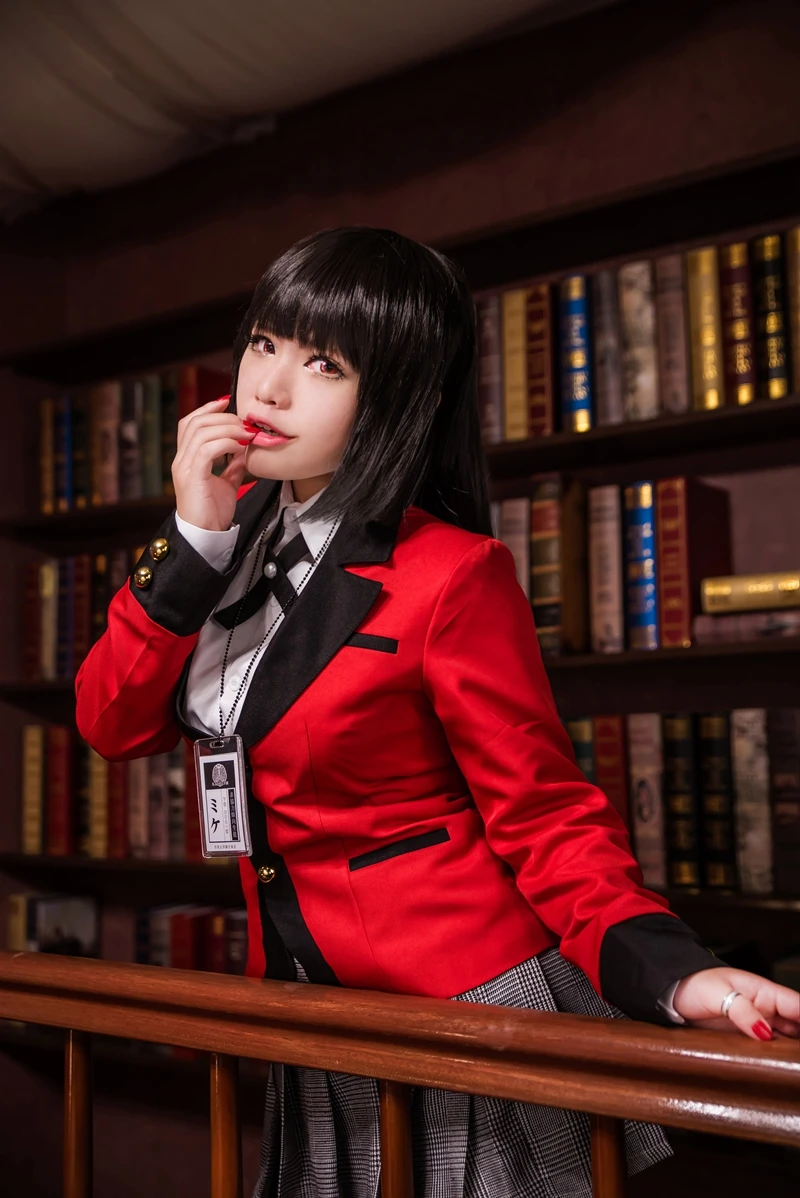 Аниме Kakegurui рисунок Jabami Yumeko Momobami Kirari JK форма полный набор Косплэй костюм для