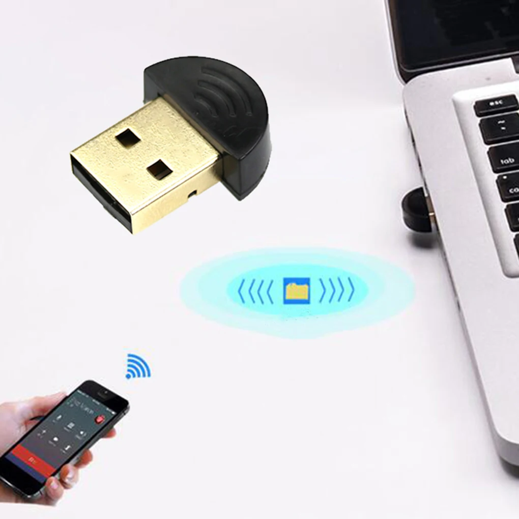Полукруглая форма USB интерфейс водителя Bluetooth адаптер мини Bluetooth приемник 3 Мбит/с