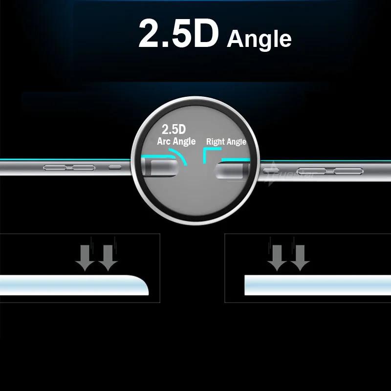 Закаленное стекло XSKEMP 9H для Huawei Mate SE 4G LTE/Honor 7X прозрачная Противоударная Защитная