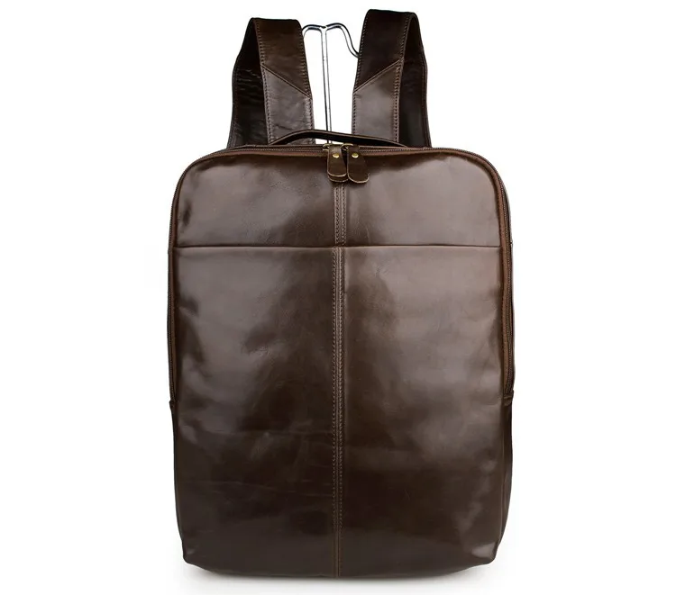 

Nesitu 2016 New Vintage 100% Guarantee Real Genuine Leather 14'' Laptop Women Backpacks Cowhide Men Backpack #M7080
