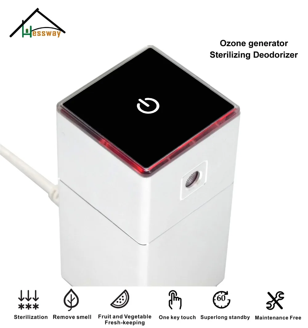 Portable Mini ozone air purifier Ionizer ozone generator ozone