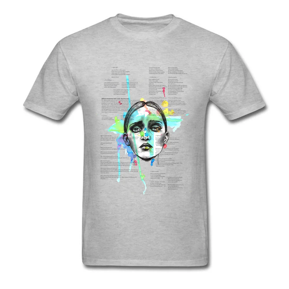 100% Cotton Mens Short Sleeve Fairhaven Lost Soul T-Shirt Printed Tops T Shirt Latest Gift O Neck Tops T Shirt Fairhaven Lost Soul grey
