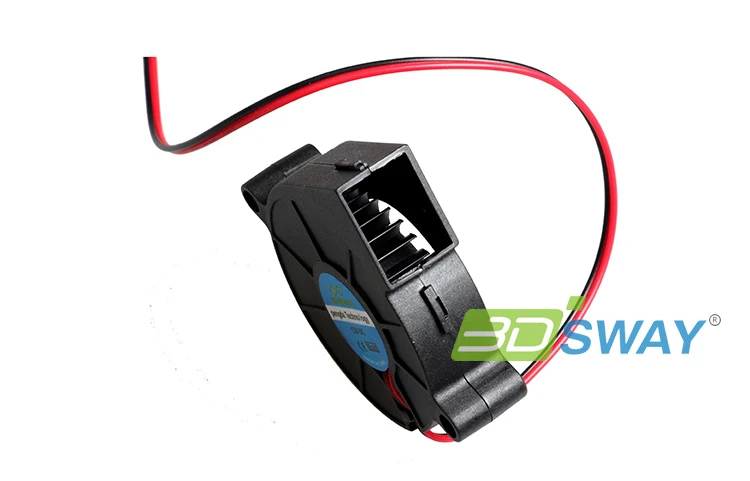 3DSWAY 3D 프린터 부품 DC 12V/24V 냉각 터보 팬 50*15mm 송풍기 방사형 브러시리스 팬 액세서리 플라스틱 팬 5015 1pc