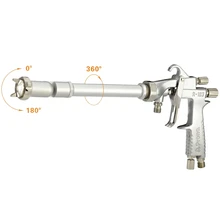Профессиональный Регулируемый распылитель с длинной головкой 0 °-180 °, распылитель краски, воздушные автомобильные распылительные пистолеты, пневматическая машина для нанесения краски