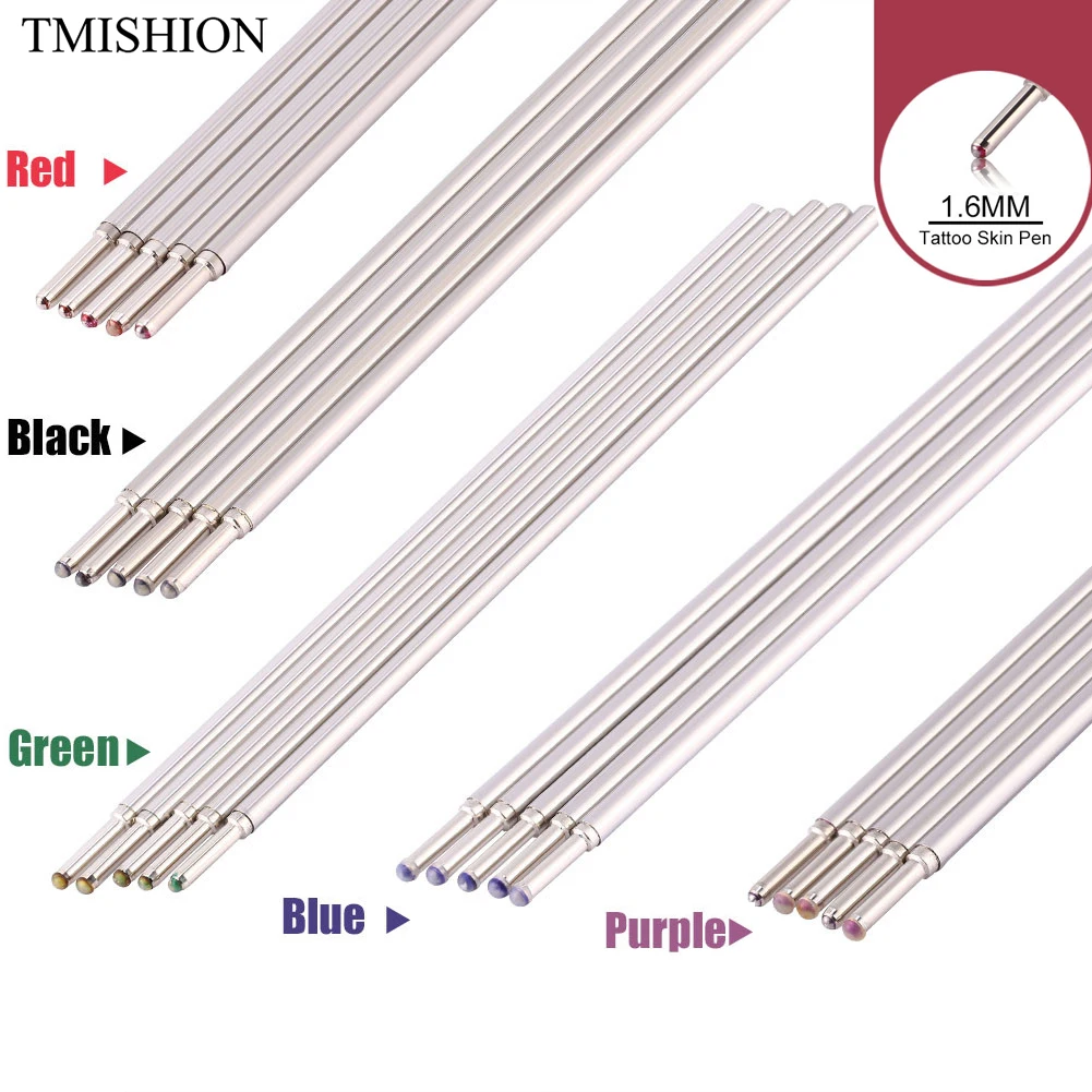 

5Pcs 1.6MM Tattoo Skin Marker Pen Cores Microblading Marking Pen Doodler Surfer Tattooing Permanent Makeup Accessories Supplies