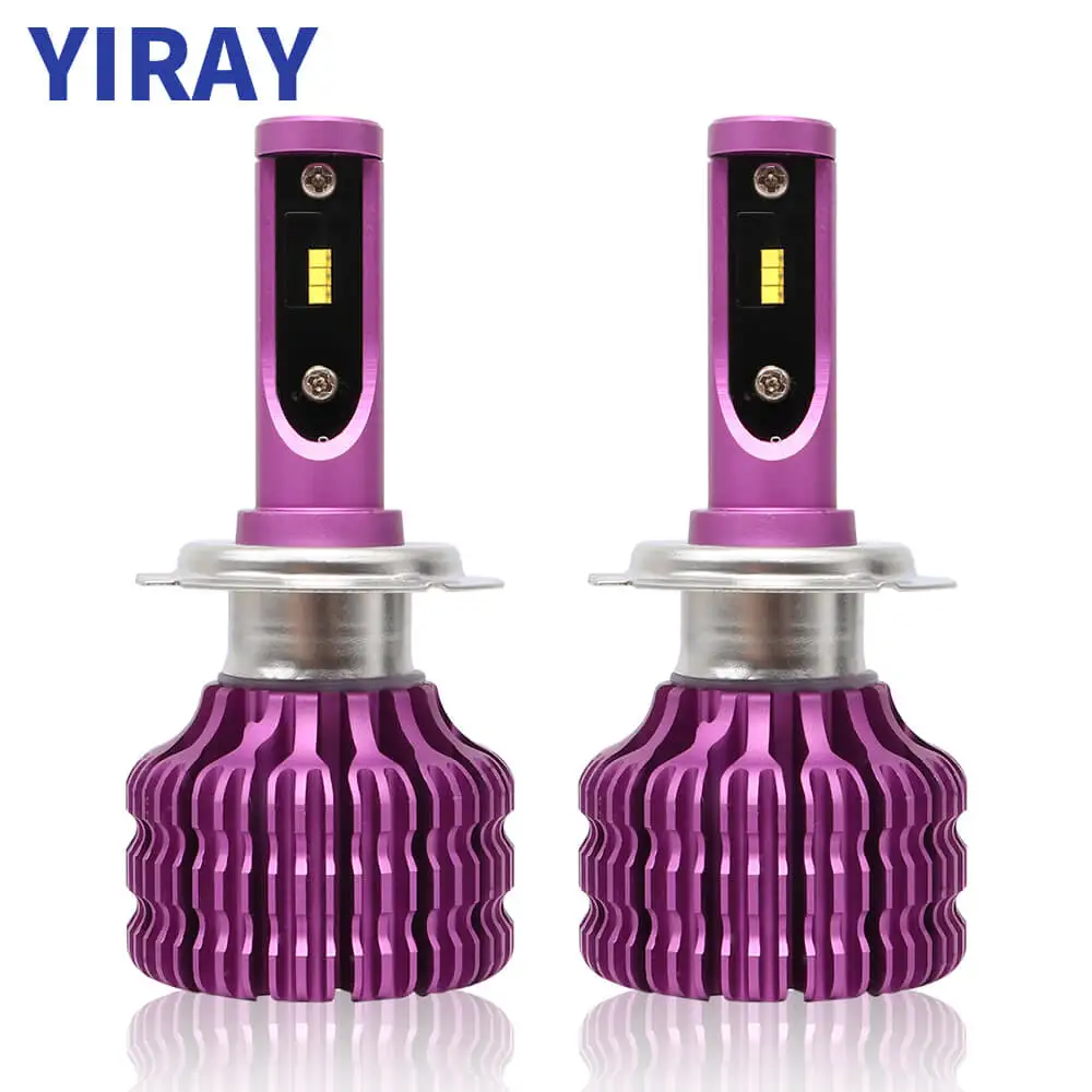 YIRAY 2 шт. LED H4 H7 светодиодные лампы для фар Canbus 10000LM 72 Вт CSP чип 9005 H3 H1 H11
