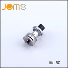 Silver & Black Replaceable Atomizer Lite 60W Sub Tank 0.4ohm Top Filling Electronic Cigarette Atomizers For Vape Mod Jomo-166