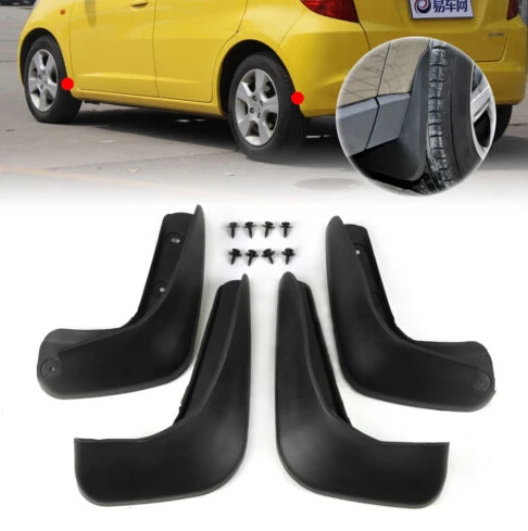 Брызговики для Honda Fit/Jazz 2008 2009 2010 2011 2012