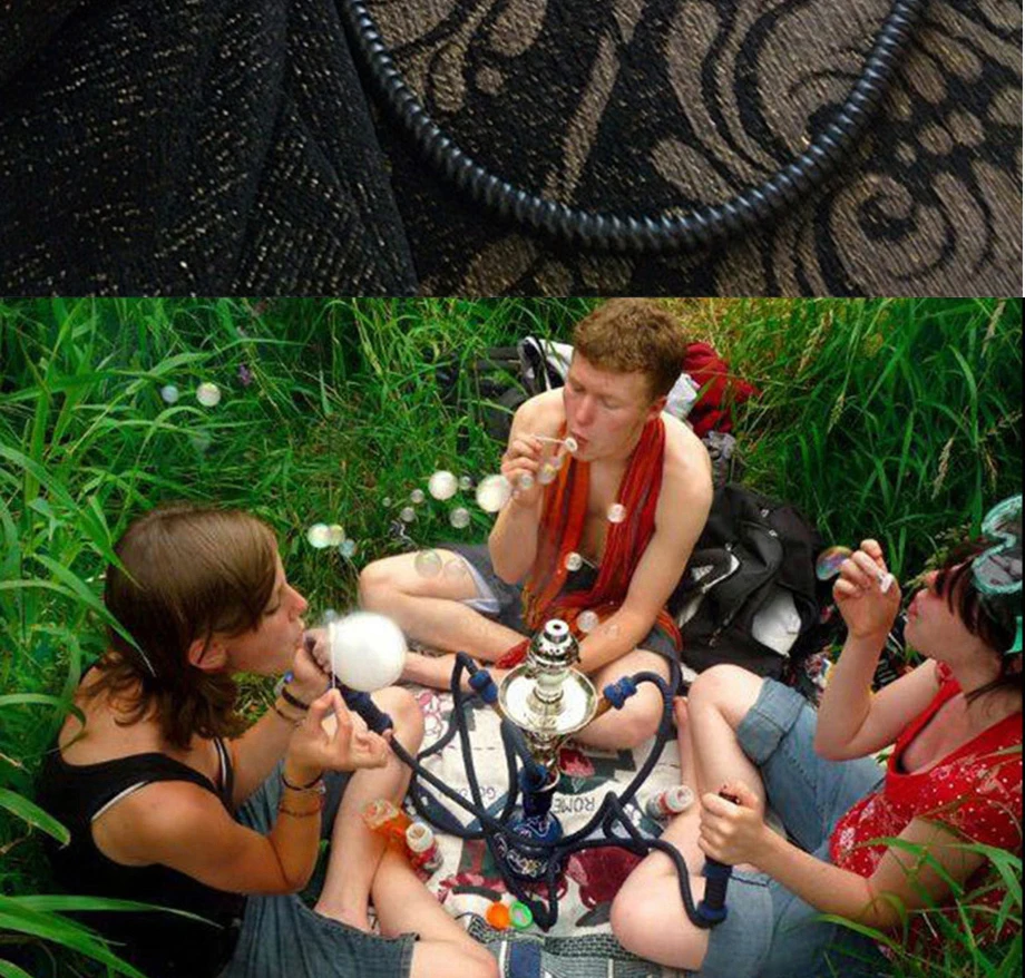 conjunto narguilé shisha narguille carvão tigela narguilé