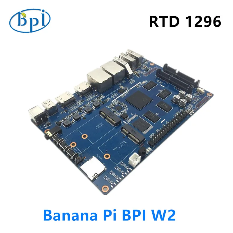 Banana pi Bpi w2 Smart Nas Roteador Rtd1296 Placa de Desenvolvimento do Chip Quadro demonstração - Imagem 2