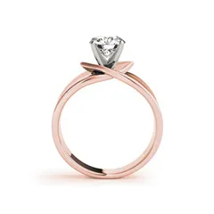 LESF классическое высококачественное циркониевое кольцо с круглой огранкой 925 пробы Серебряное Европейское обручальное кольцо для женщин ювелирные изделия - Цвет основного камня: Rose Gold Plated