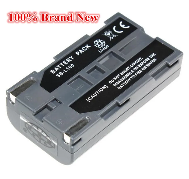 Сменный аккумулятор для камеры Samsung 2000 мА/ч 100% новый Аккумулятор SB L160 SCW80 W73 SCL810 SC