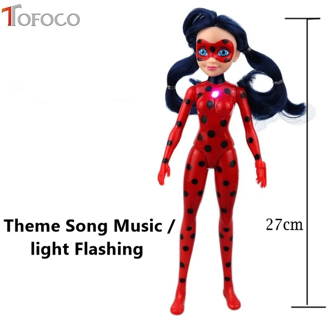 tofoco new tales of ladybug cat noir dolls model toy theme song tofoco new tales of ladybug cat noir dolls model toy theme song music light miraculous