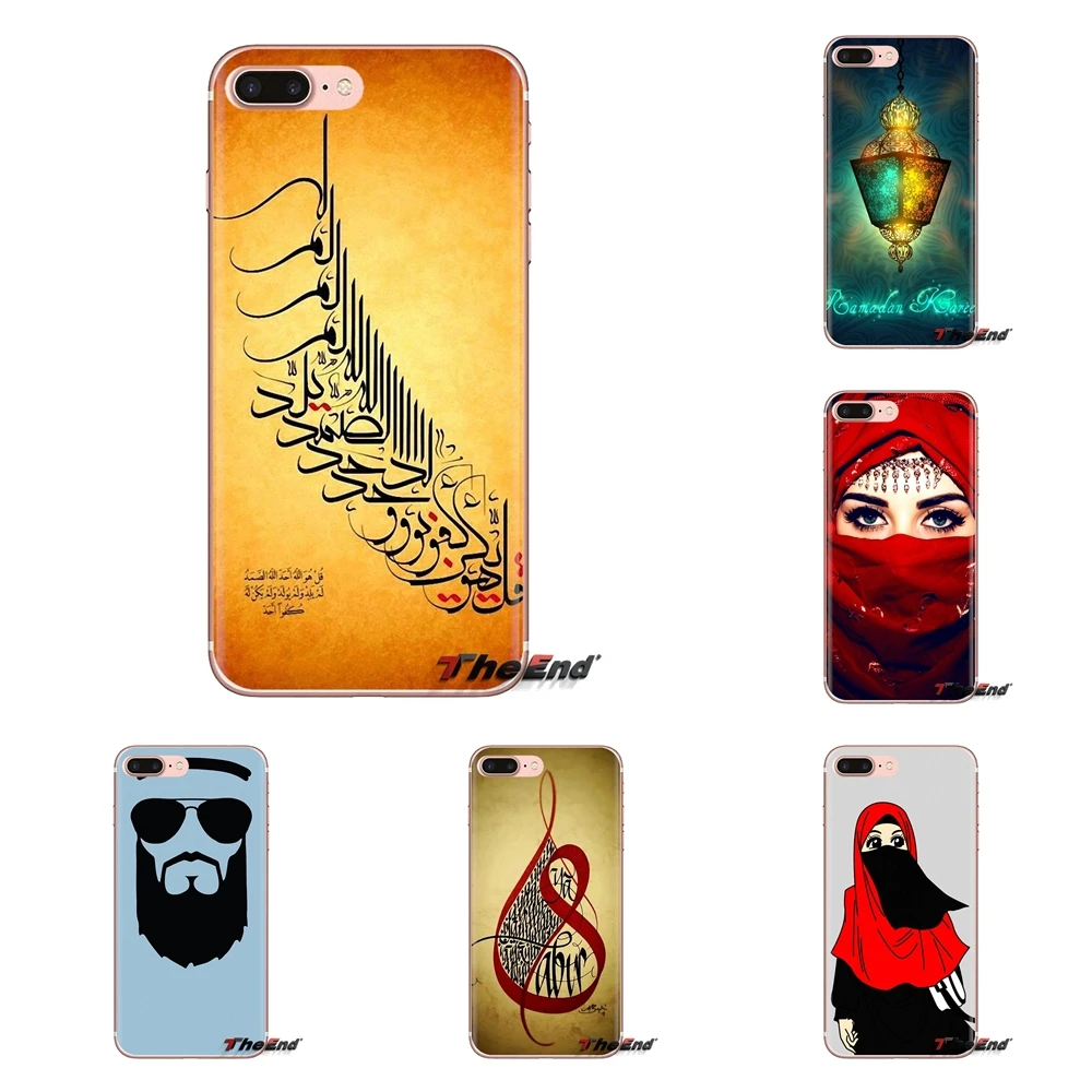 For Xiaomi Mi4 Mi5 Mi5S Mi6 Mi A1 A2 5X 6X 8 9 Lite SE Pro Max Mix 2 3 2S muslim style arabian beauty Transparent TPU Housing |