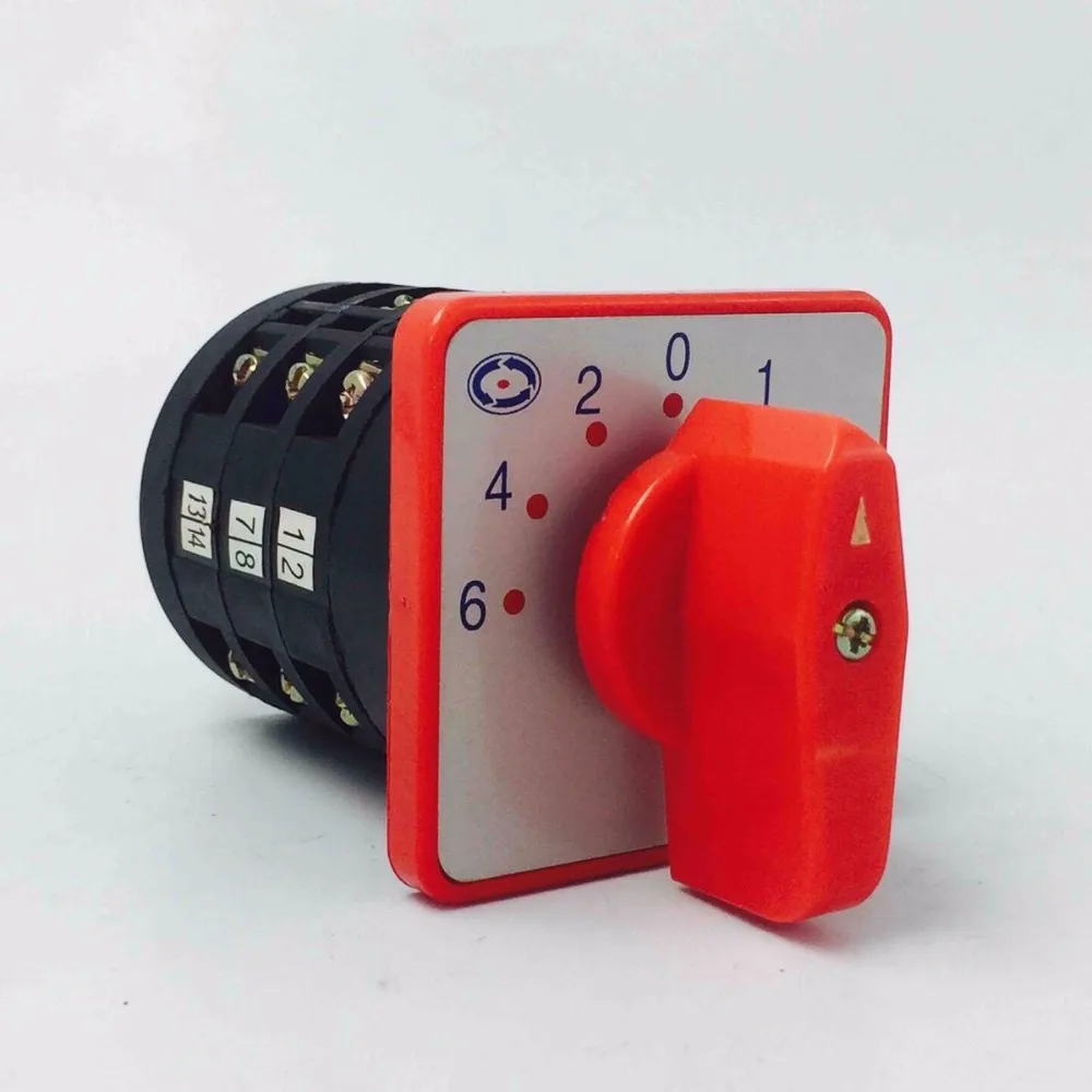 

LW6-3 Universal Change-over Switch 6 Archives 3 Contact Rotating Switch Group Combine 5A An Electric Appliance