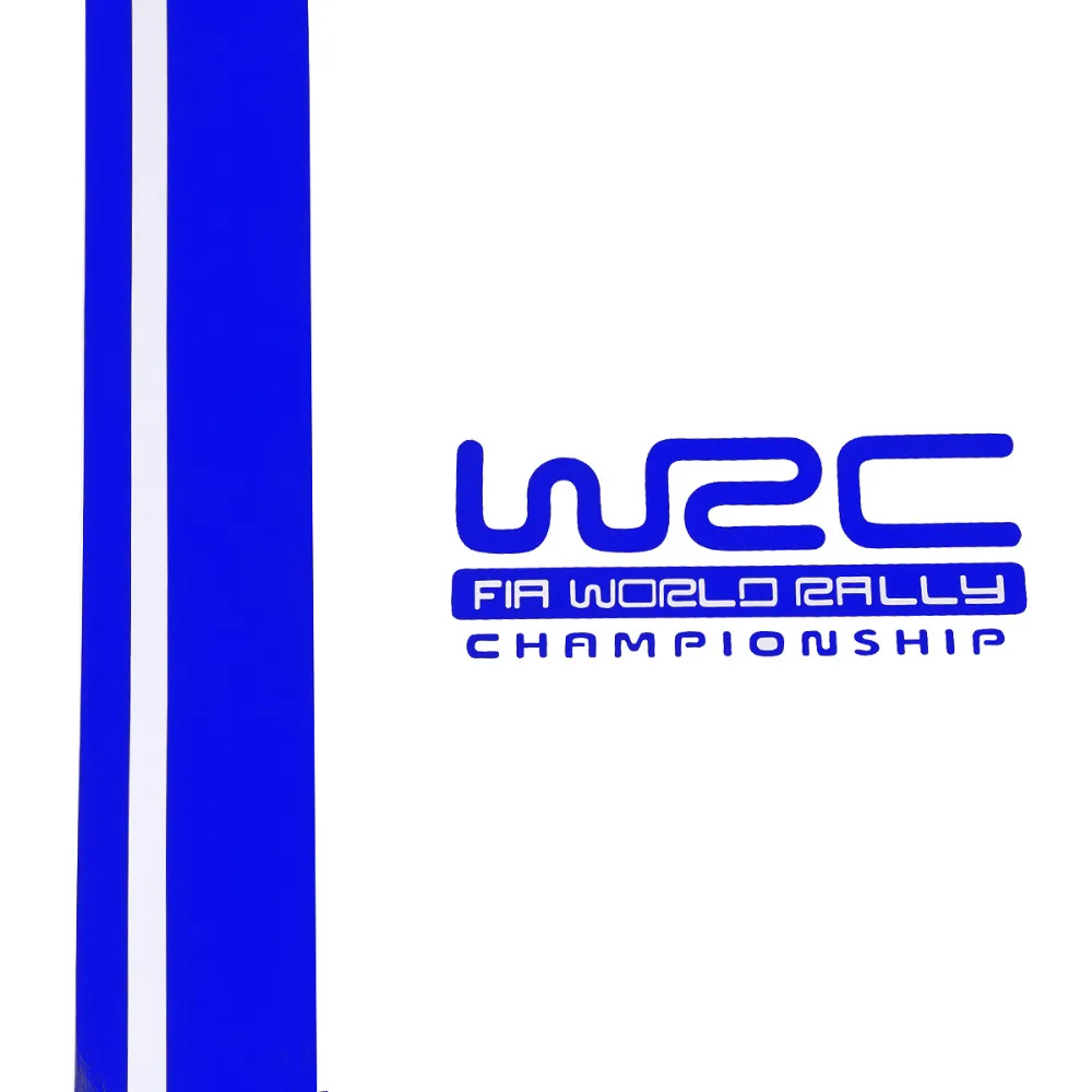 1 pc 110*15 cm W-RC Stripe Racing Sports Sticker 4 colores gráfico coche cubierta vinilo calcomanía para exterior del coche piezas