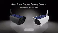 2MP full HD Перезаряжаемые Wi-Fi ip-камер Солнечный провод питания бесплатная открытая камеры Батарея мощность беспроводной ИК Пуля камеры