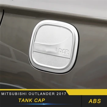 

For Mitsubishi Outlander 2017 Car Styling Gas Fuel Tank Cap Cover Trim Frame Sticker Exterior Accessories