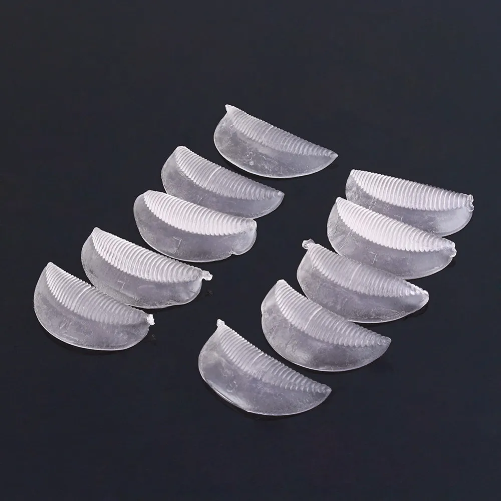 

5 Pairs/Pack Silicone Eyelash Permanent Perm Curler Curling Root Lifting False Fake Eyelash Shield Pad Maquillaje Patches