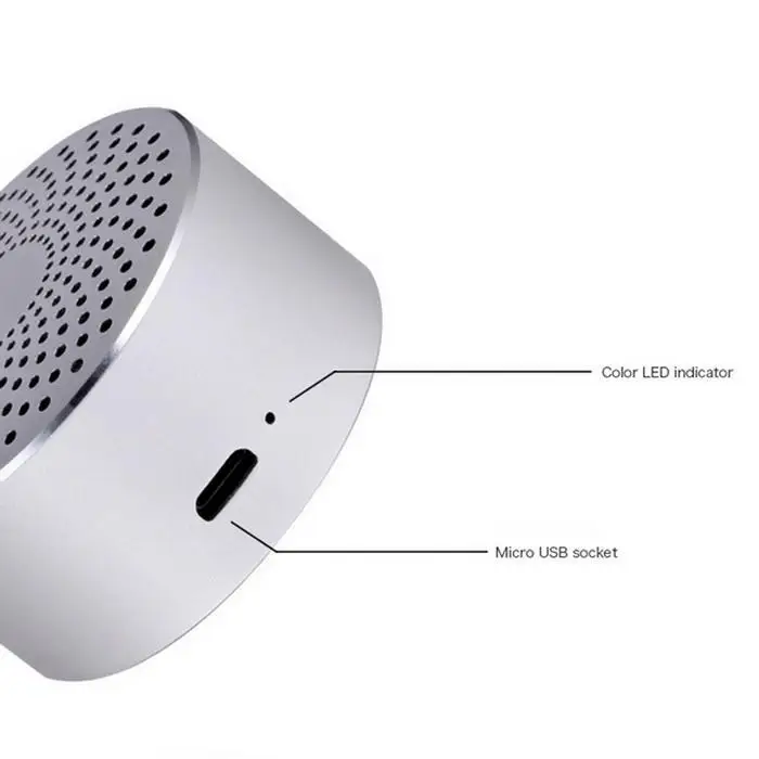 Портативный беспроводной Bluetooth ручной мини-динамик вечерние громкоговоритель с микрофоном
