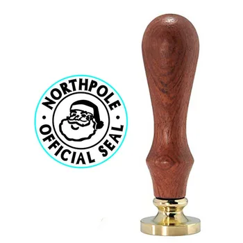 

Christmas Santa Claus Head Northpole Official Seal wax seal stamp