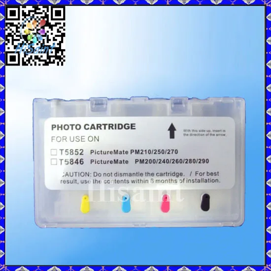 For Epson T5852 Refill Ink Cartridge For Epson PictureMate PM210/215